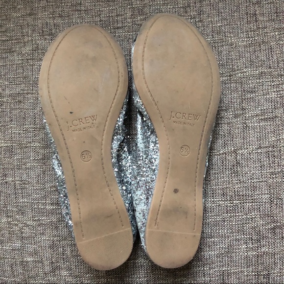 J. Crew glitter ballet flats - Picture 3 of 5